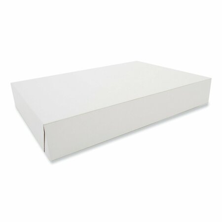 SCT Clay-Coated Donut Boxes, 16 x 11.5 x 2.5, White, Paper, 100PK SCH 1024